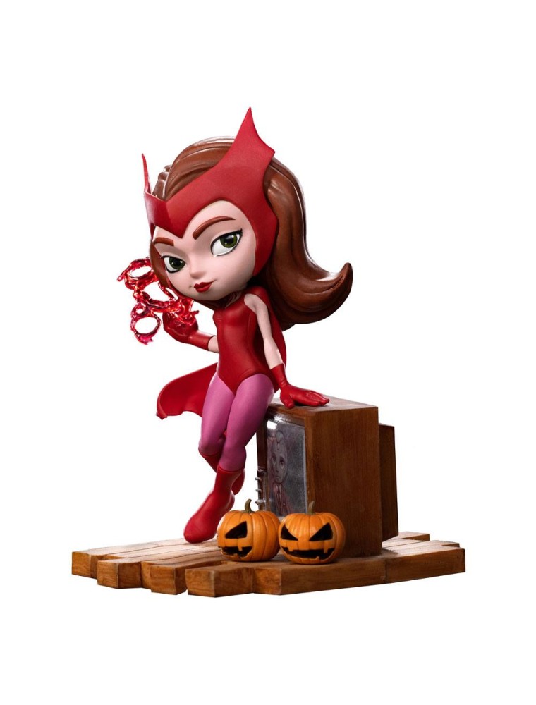 Marvel Wandavision MiniCo Statua Wanda Halloween Version 18 Cm Iron Studios