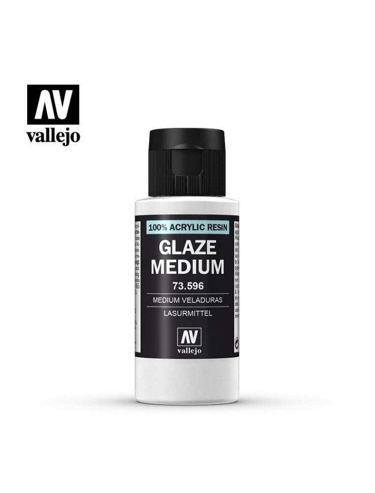 AUXILIARY GLAZE MEDIUM 60ML 73596 COLORI VALLEJO