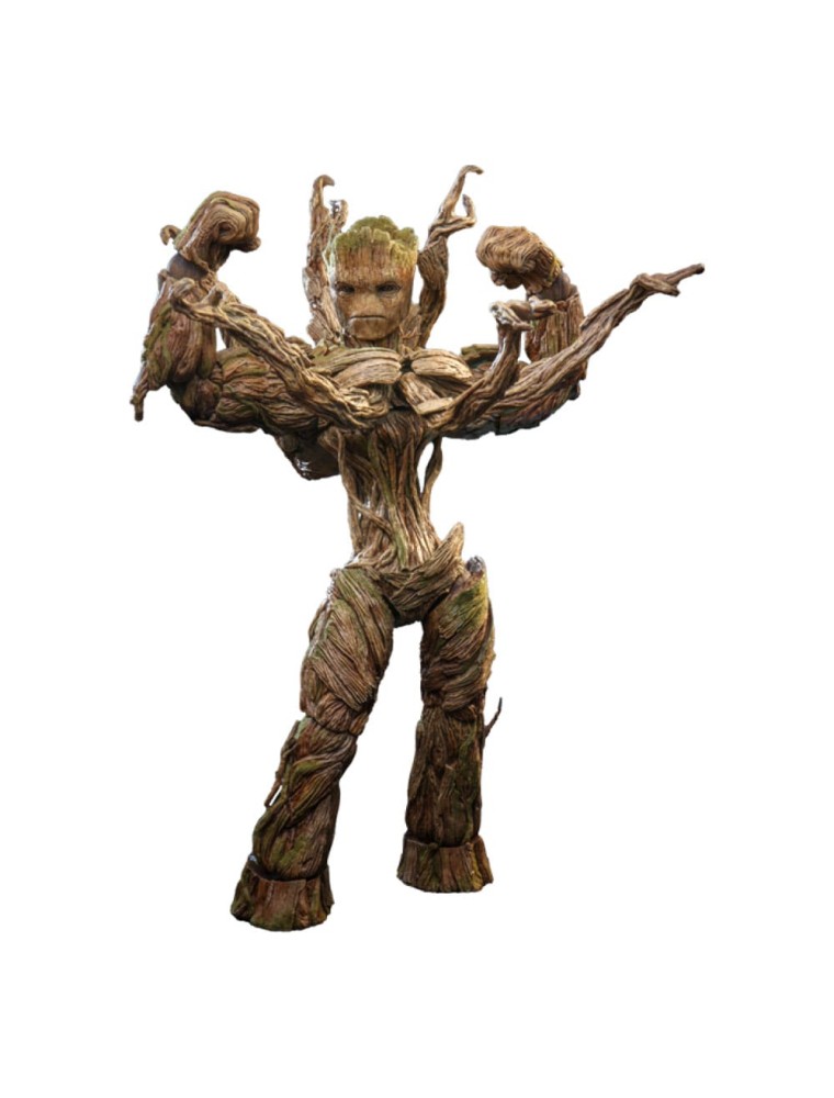 Guardiani Della Galassia Vol. 3 Movie Masterpiece Action Figura 1/6 Groot (deluxe Version) 32 Cm Hot Toys