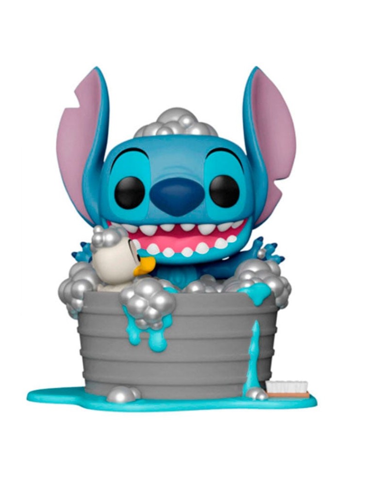 Lilo & Stitch Pop! Deluxe Figure Vinile Stitch In Bathtub 9 Cm Excusive Funko