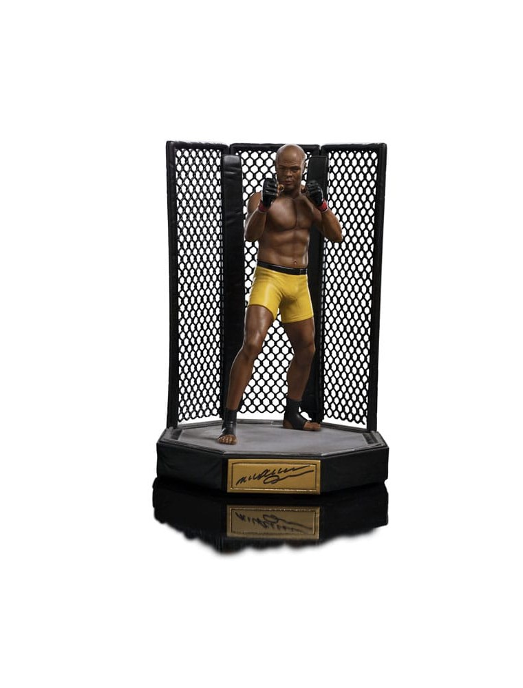 Ufc Deluxe Art Scale Statua 1/10 Anderson "spider" Silva - Signed Version 22 Cm Iron Studios