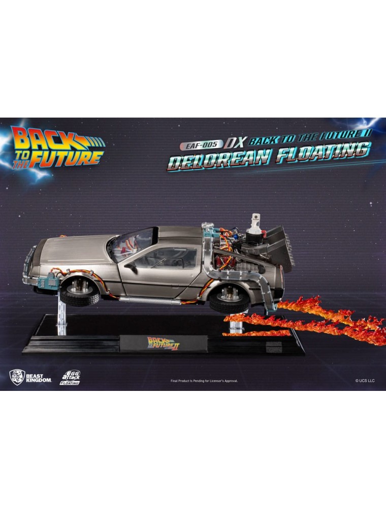 Ritorno Al Futuro II Replica Delorean Versione Deluxe 20 Cm Beast Kingdom Toys