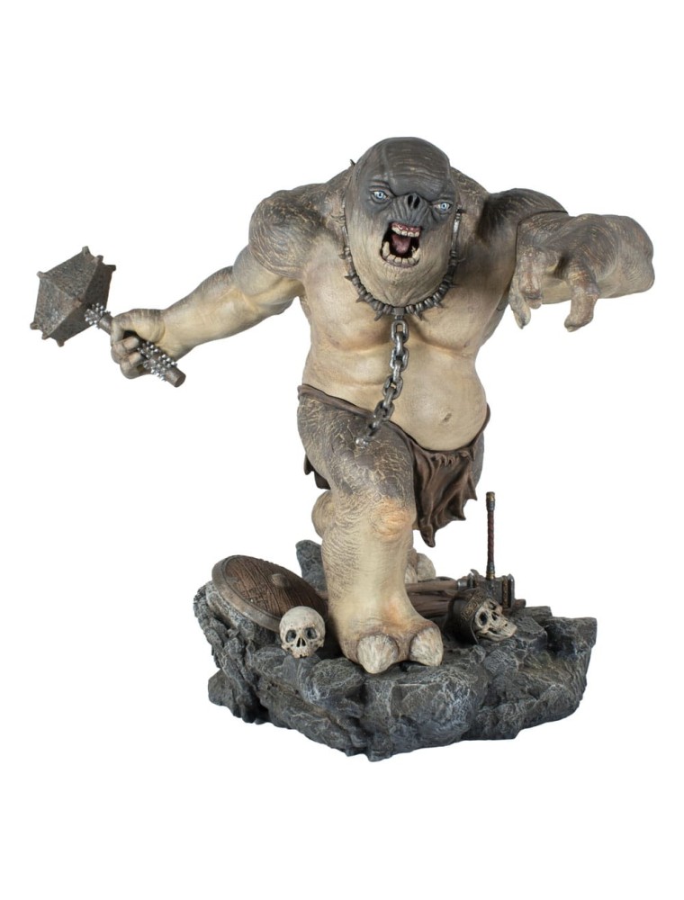 Il Signore Degli Anelli Gallery Deluxe Pvc Statua Cave Troll 30 Cm Diamond Select