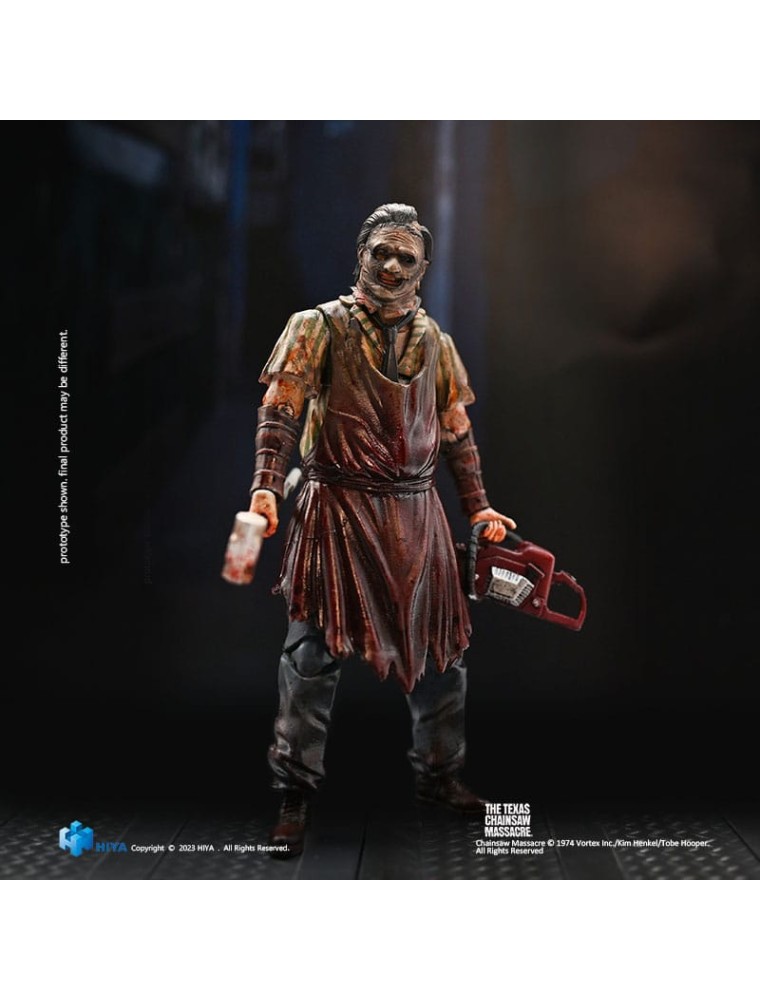 Texas Chainsaw Massacre (2003) Exquisite Mini Action Figura 1/18 Thomas Hewitt Slaughter Version 11 Cm Hiya Toys