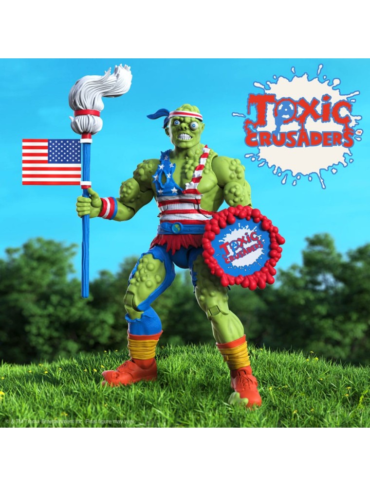 Toxic Crusaders Ultimates Action Figura Toxie (vintage Toy America) 18 Cm Super7