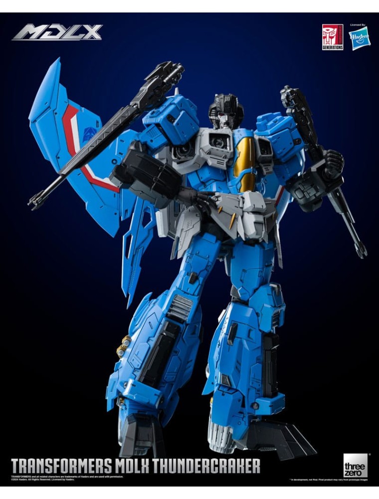 Transformers Mdlx Action Figura Thundercracker 20 Cm Threezero