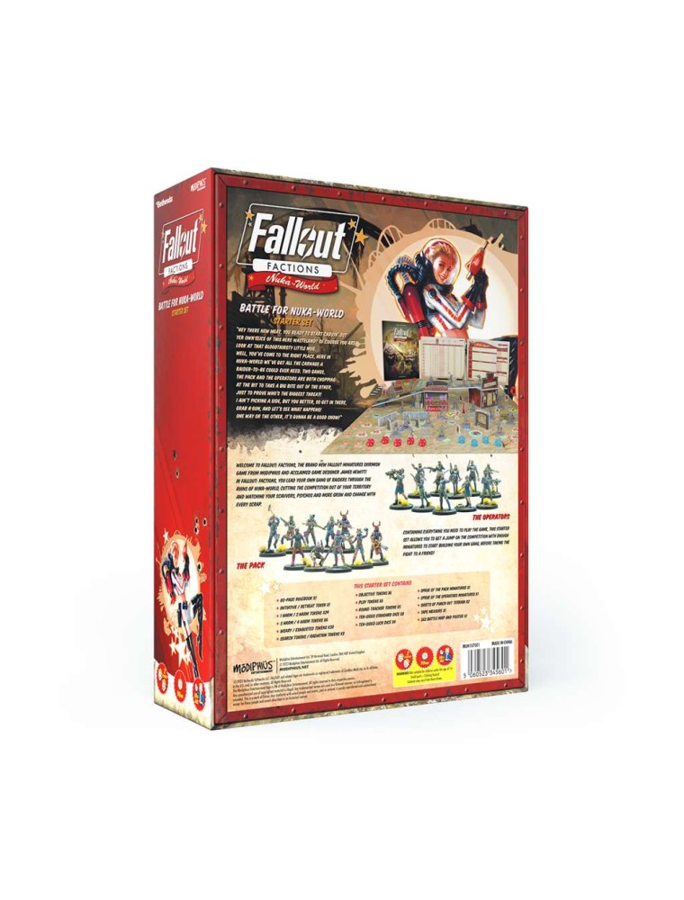 FALLOUT FACTIONS NUKA WORLD STARTER SET Gioco Da Tavolo Modiphius