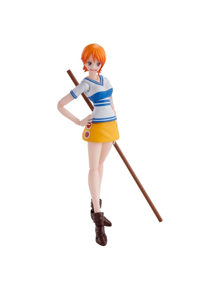 One Piece S.h. Figuarts Action Figura Nami Romance Dawn 14 Cm Bandai Tamashii Nations