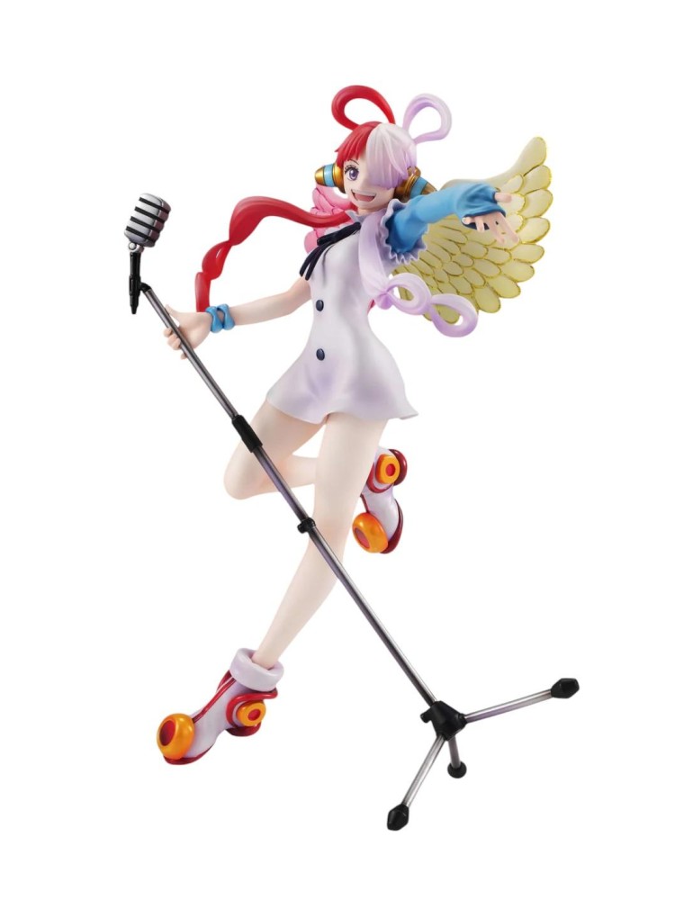 One Piece Red P.O.P. Statua Pvc Uta Diva Of The World 23 Cm Megahouse