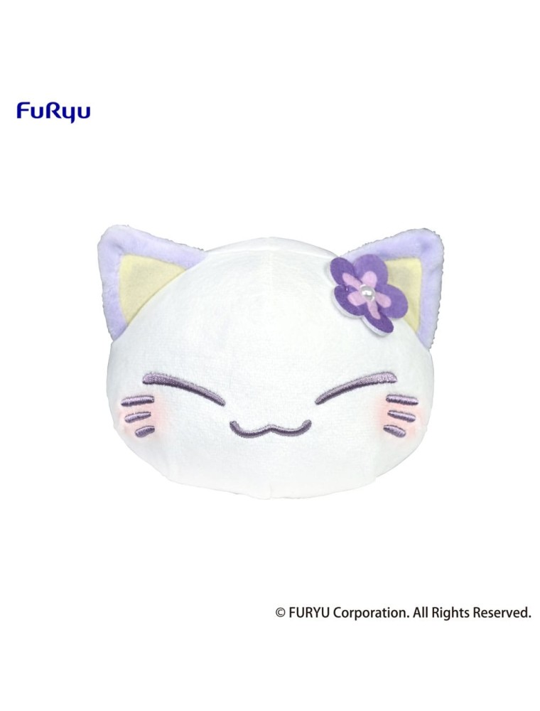 Nemuneko Cat Peluche Figura Purple 18 Cm Furyu