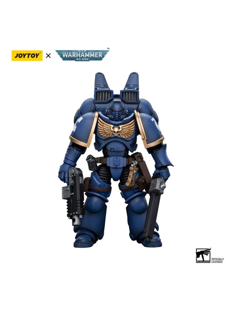 Warhammer 40k Action Figura 1/18 Ultramarines Jump Pack Intercessors Intercessor 1 12 Cm Joy Toy (cn)