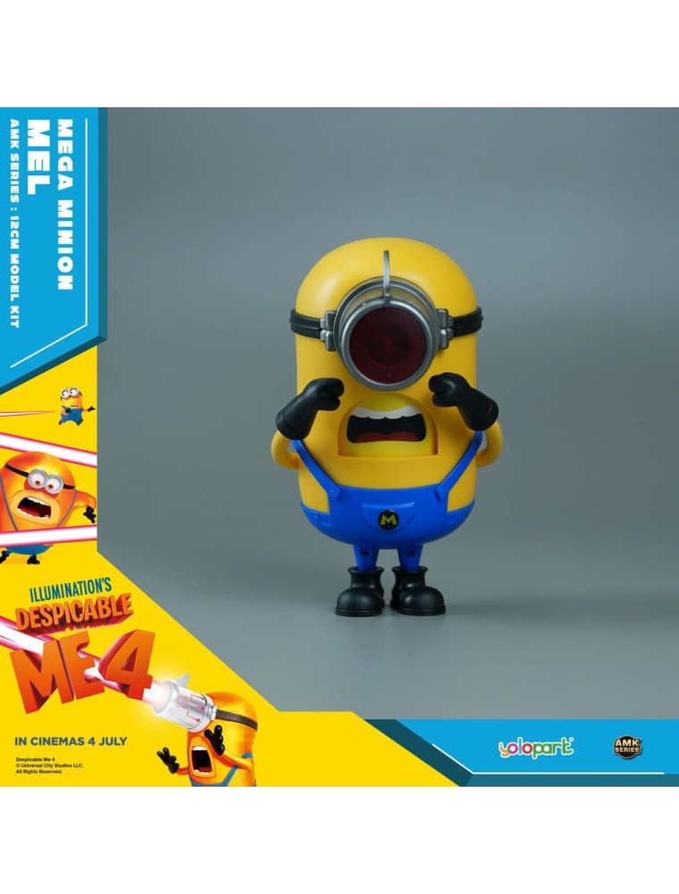 Despicable Me 4 Amk Series Plastica Model Kit Super Mel 12 Cm Yolopark