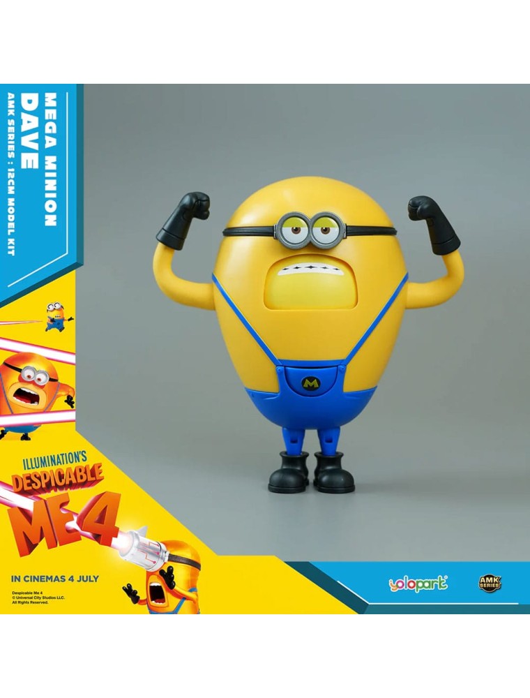 Despicable Me 4 Amk Series Plastica Model Kit Super Dave 12 Cm Yolopark