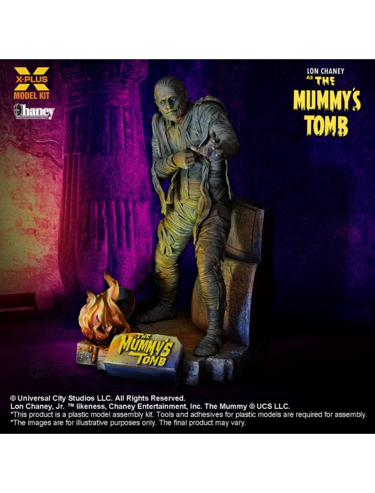 The Mummy´s Tomb Plastica Model Kit 1/8 Lon Chaney Jr. As Mummy 23 Cm X-plus