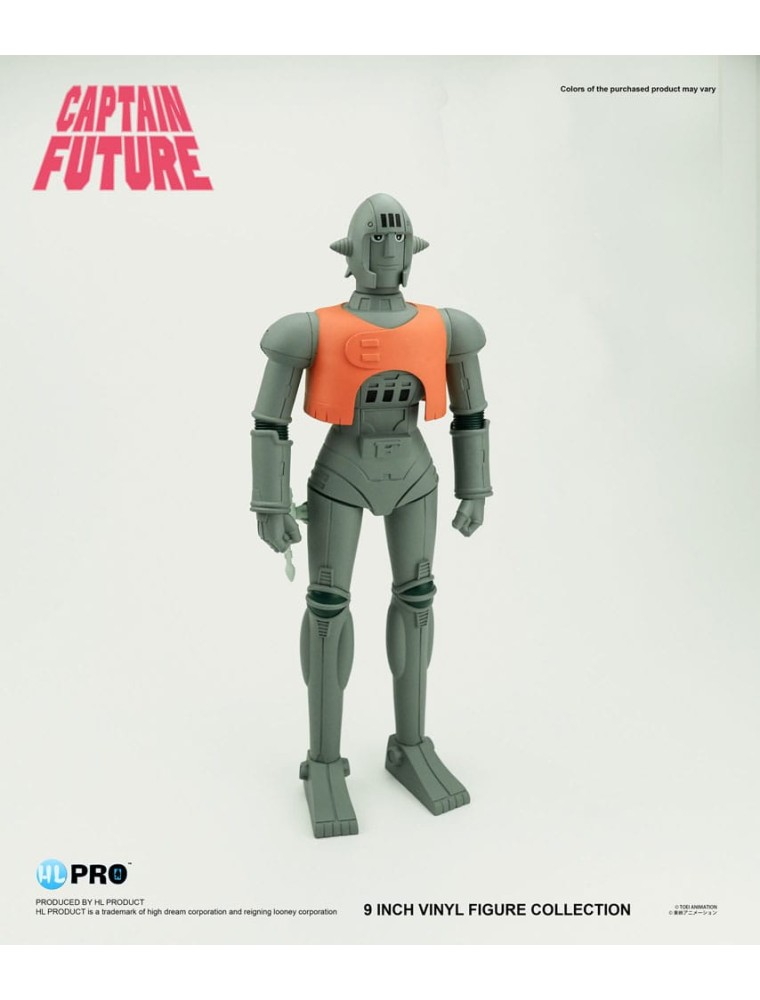 Captain Future Vinile Figura Grag The Robot 25 Cm Hl Pro