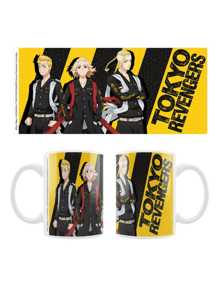 Tokyo Revengers Ceramic Tazza Manjiro, Takemichi & Ken Sakami Merchandise