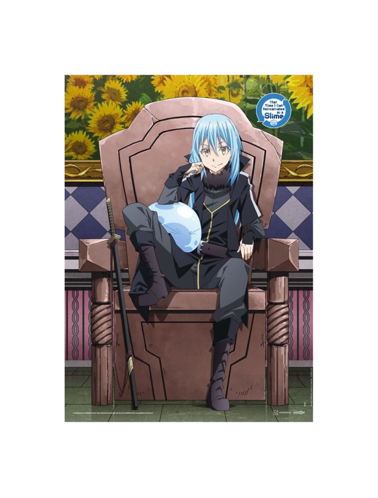 That Time I Got Reincarnated As A Slime Fabric Poster Demon Lord Rimuru 84 X 118 Cm POPbuddies