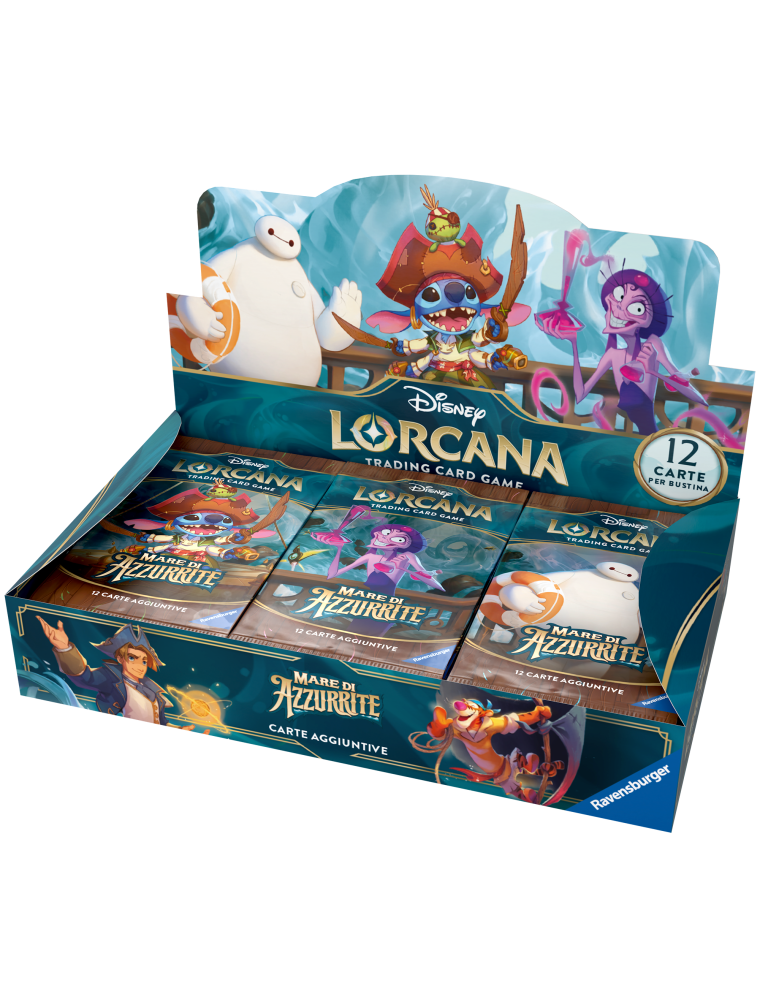 Disney Lorcana Mare di Azzurrite Booster Box 24 Buste (ITA) Ravensburger