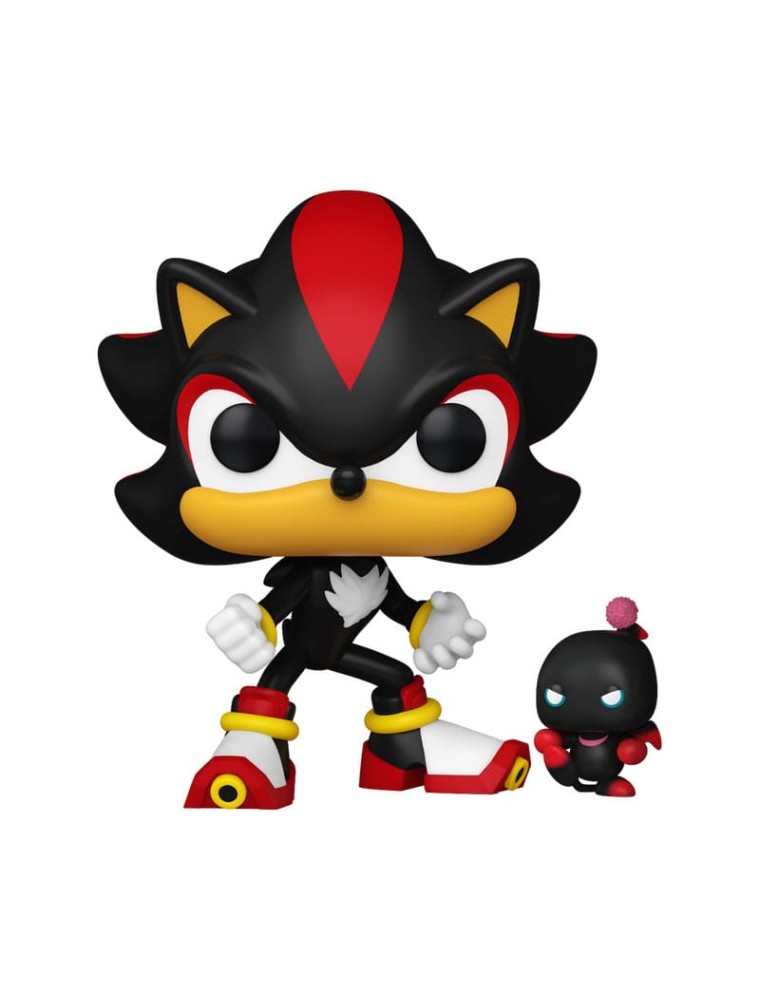 Sonic The Hedgehog Pop & Buddy! Vinile Figura Shadow W/dchao 9 Cm Funko