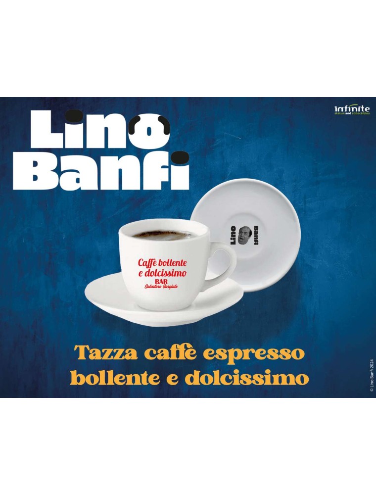 Lino Banfi Espresso Tazza Set Tazza Infinite Statue