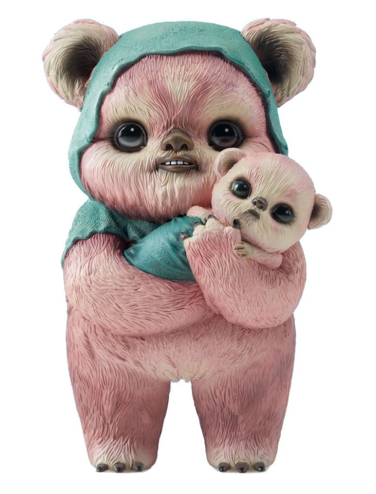 Star Wars Designer Statua Ewok By Mab Graves Pink Variant 18 Cm Sideshow Collectibles