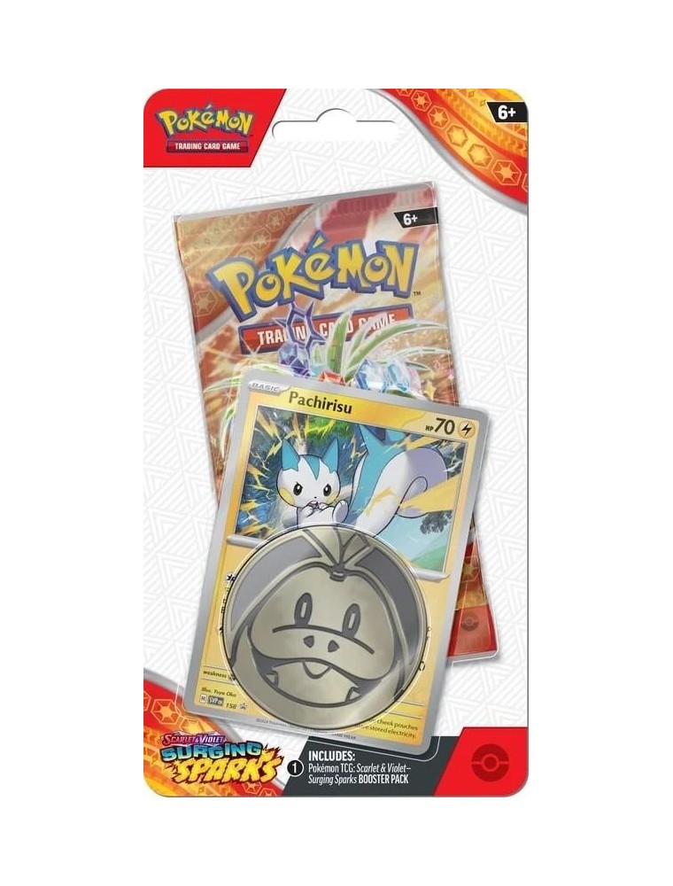 Pokémon TCG Scarlet & Violet Surging Sparks Checklane Blister Pachirisu (ENG)