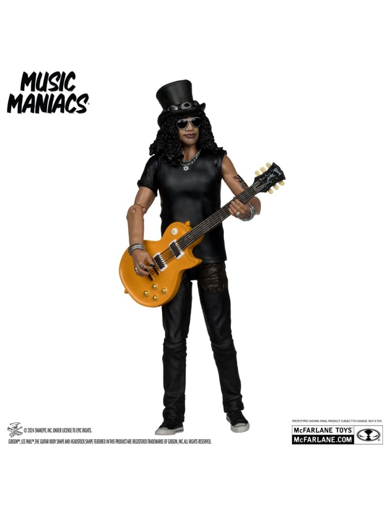 Music Maniacs Rock Action Figura Slash 15 Cm Mcfarlane Toys