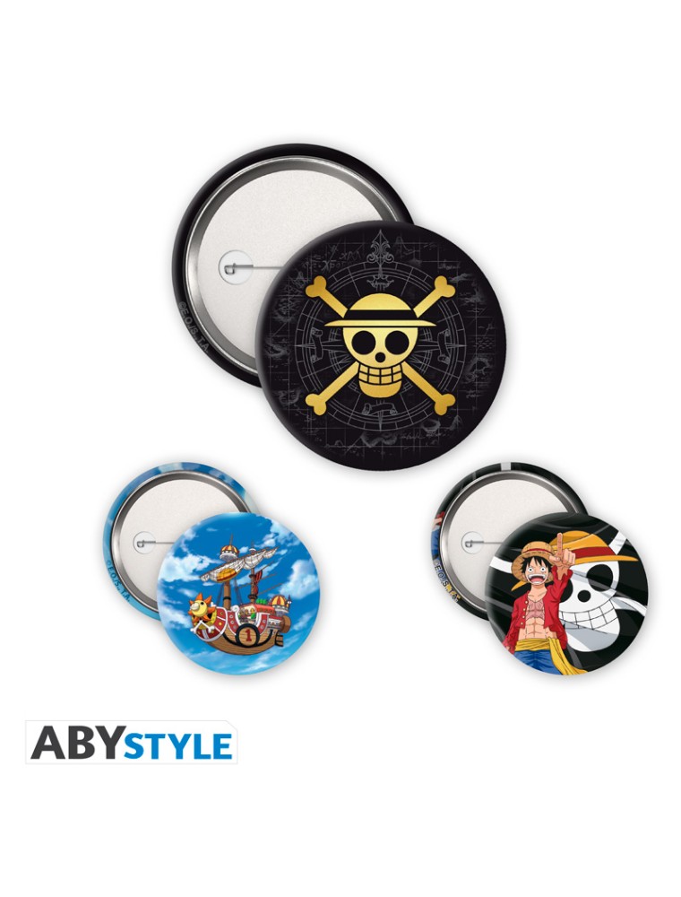 ONE PIECE - Badge Pack - Skull & Luffy