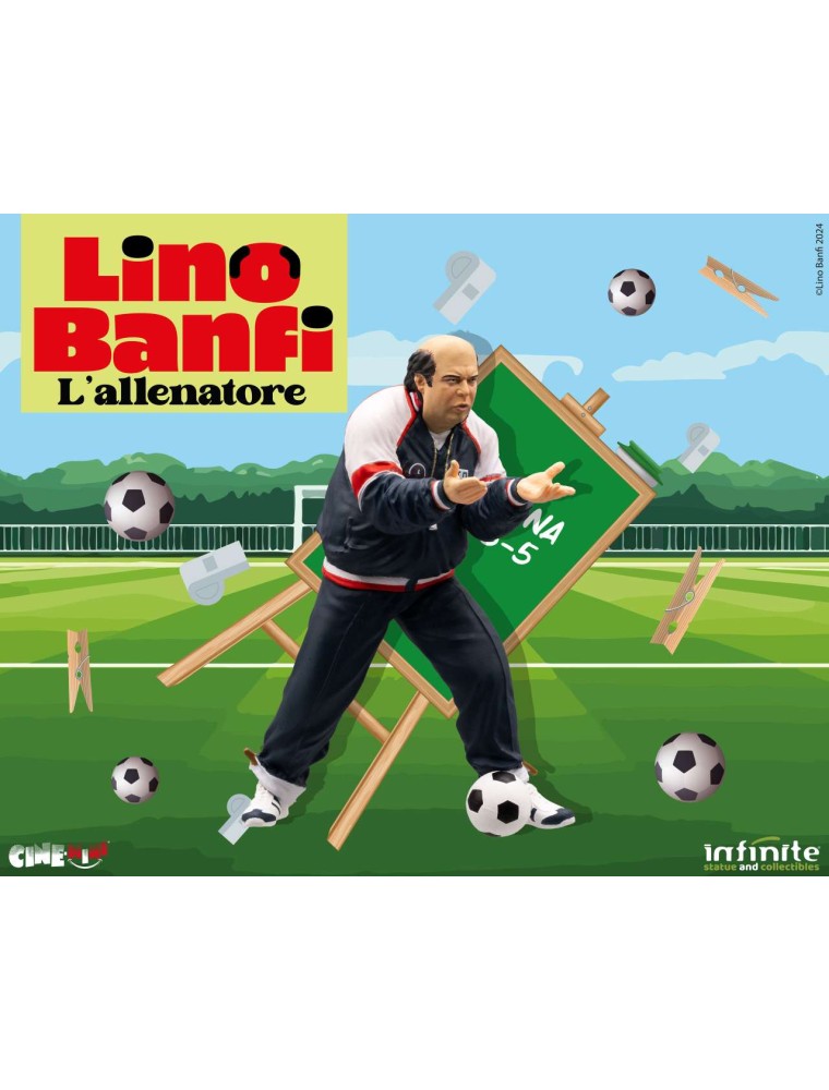 Lino Banfi L’allenatore Cinemini Pvc Mini Figura Infinite Statue