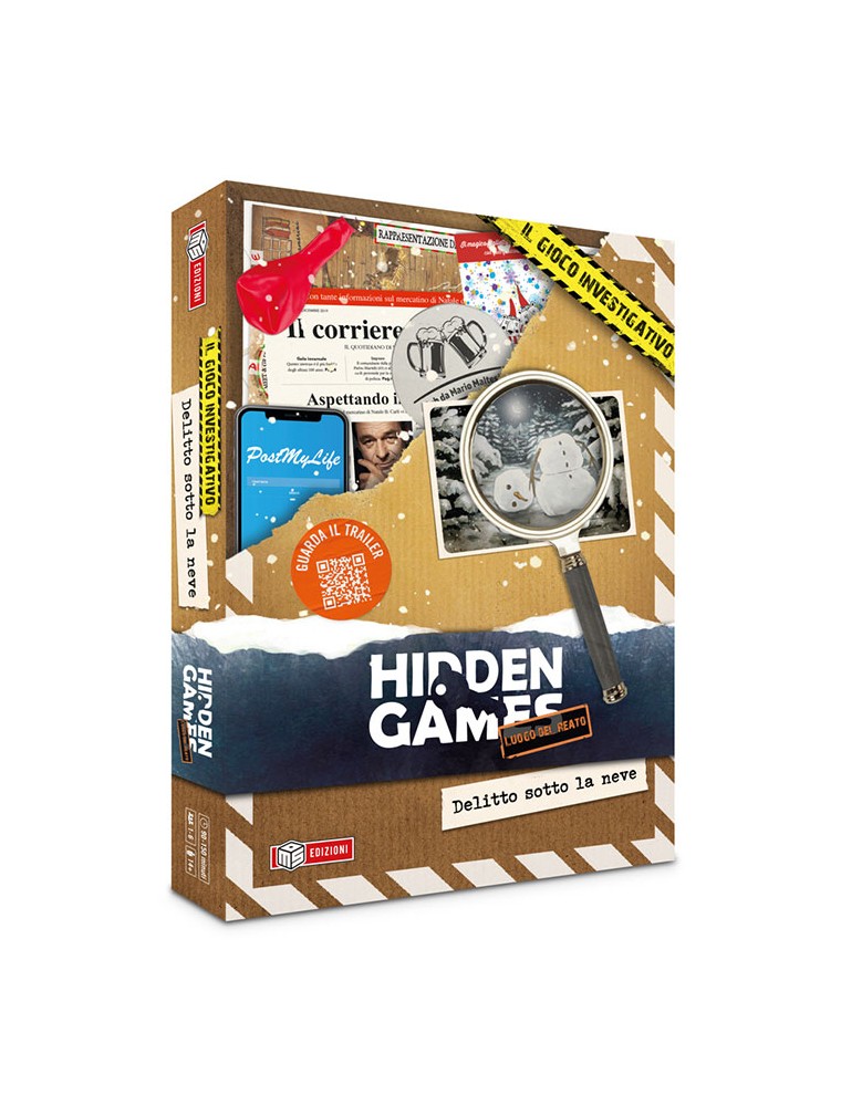 HIDDEN GAMES - DELITTO SOTTO LA NEVE GIOCHI DA TAVOLO - GIOCHI DA TAVOLO/SOCIETA'