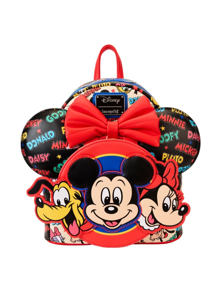 Disney By Loungefly Zaino & Fascia Per Capelli Set Mickey & Friends Loungefly