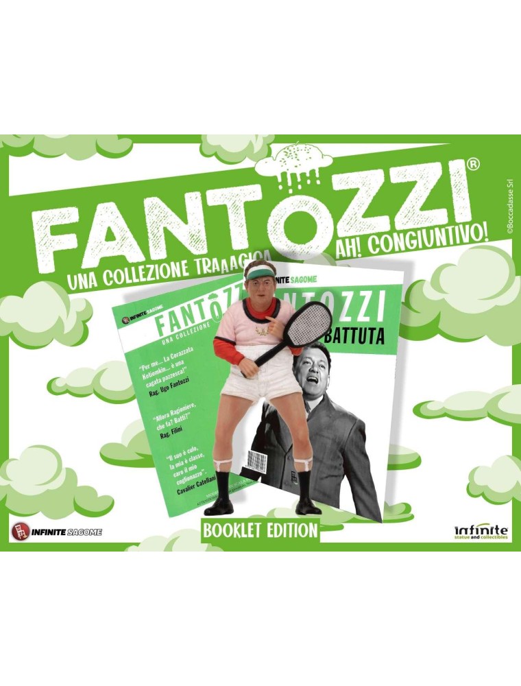 Fantozzi - Ah Congiuntivo Booklet Edition Statua Fantozzi 10 Cm Infinite Statue