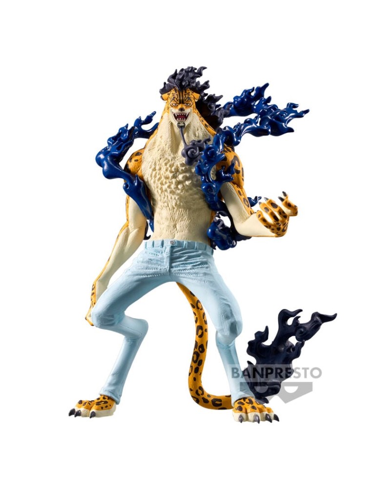 One Piece Rob Lucci King Of Artist Figura 19cm Banpresto