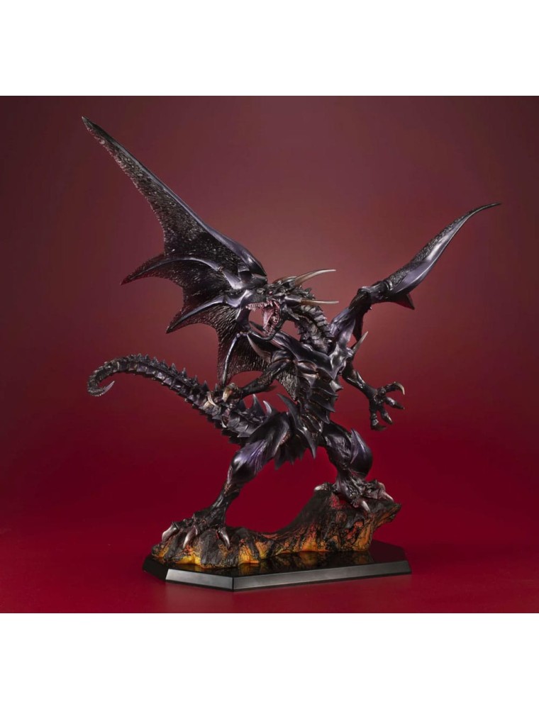 Yu-gi-oh! Duel Monsters Art Works Monsters Pvc Statua Red-eyes Black Dragon Holographic Edition 32 Cm Megahouse