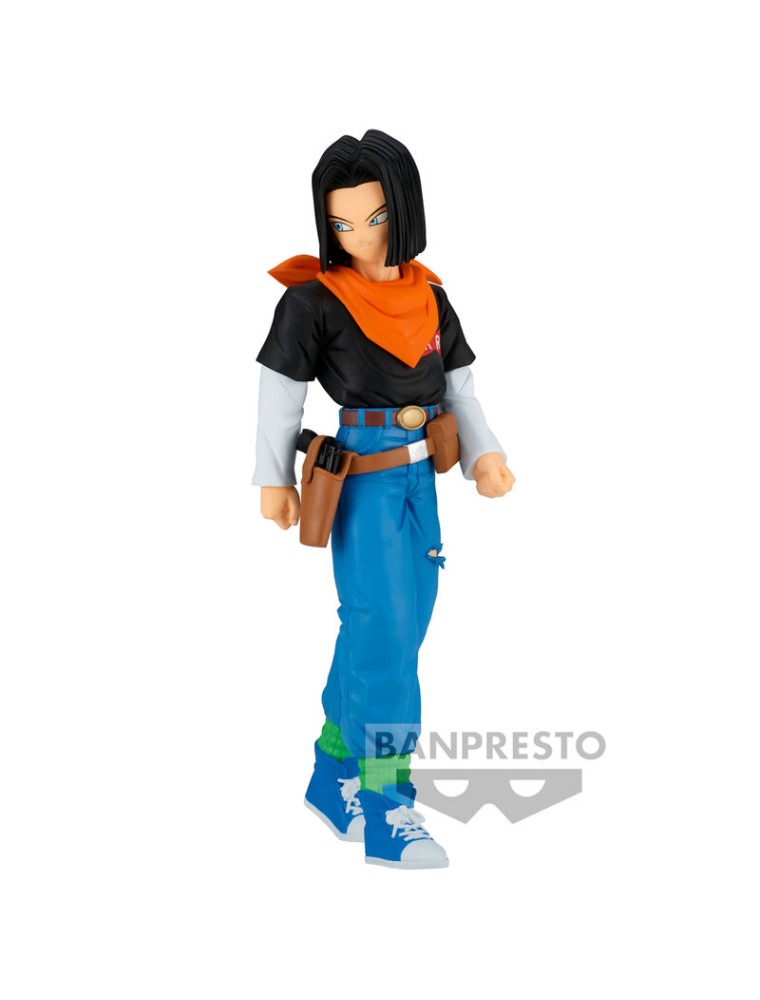 Dragon Ball Z Android 17 Solid Edge Work Figura 17cm Banpresto