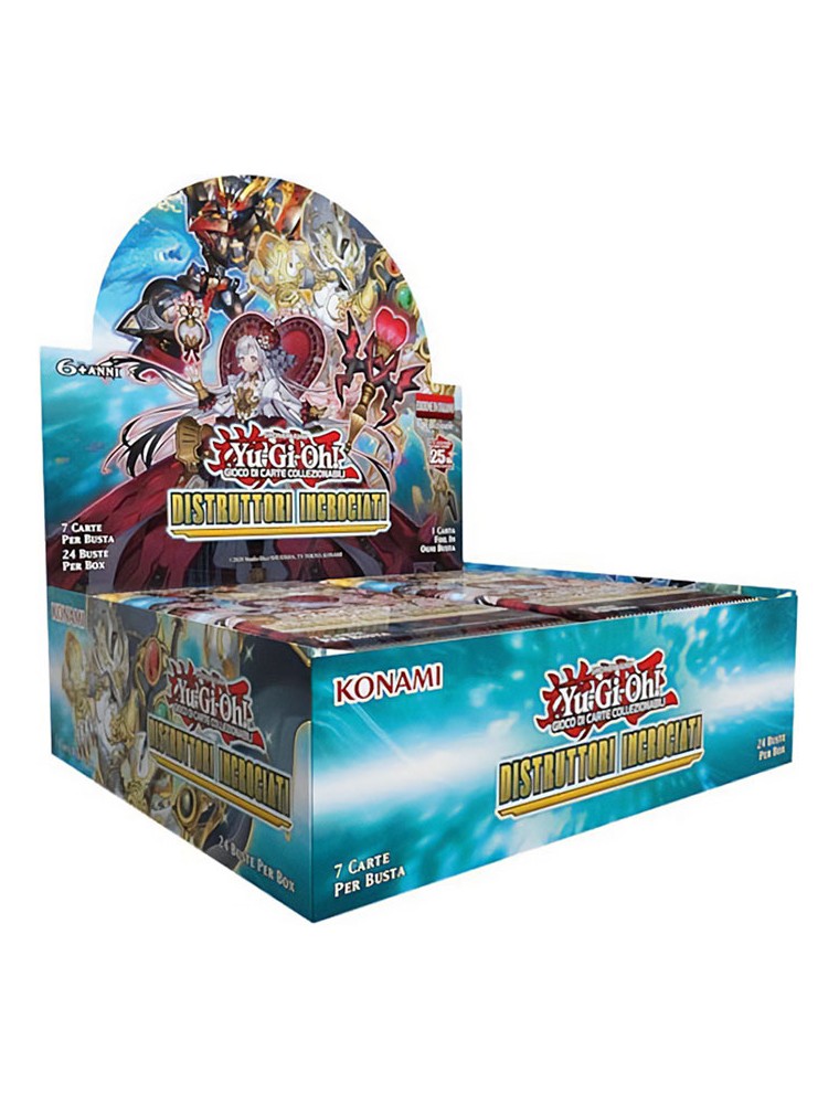 YUGI DISTRUTTORI INCROCIATI BOX 24 BUSTE YU-GI-OH! - CARTE DA GIOCO/COLLEZIONE