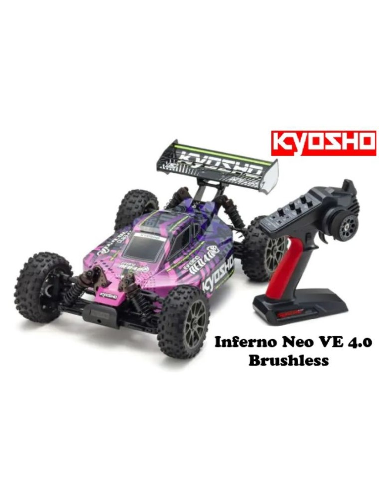 Kyosho - Inferno Neo 4.0 1/8 Brushless EP Readyset - T1 Purple