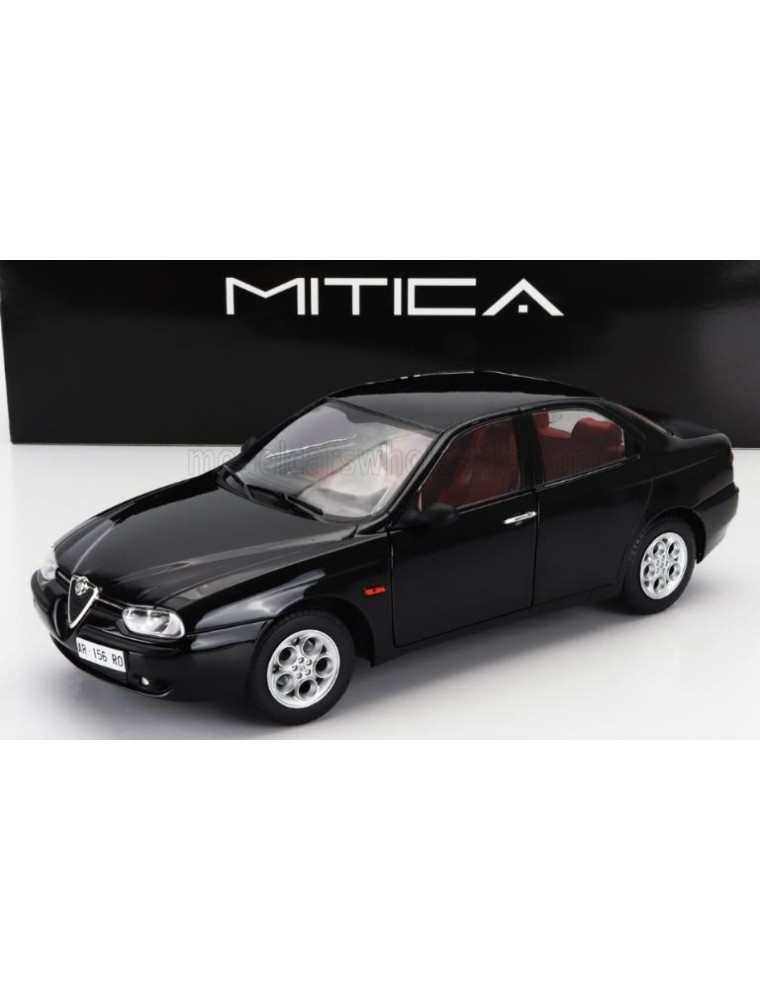 MITICA - Alfa 156 2.5 V6 24v nera 1997 1/18 interni rossi