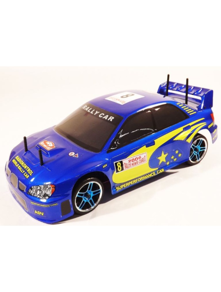 RK Radio Kontrol - SUBARU IMPREZA CON CAMBIO 1/10 MOTORE 3cc MONTATA COMPLETA