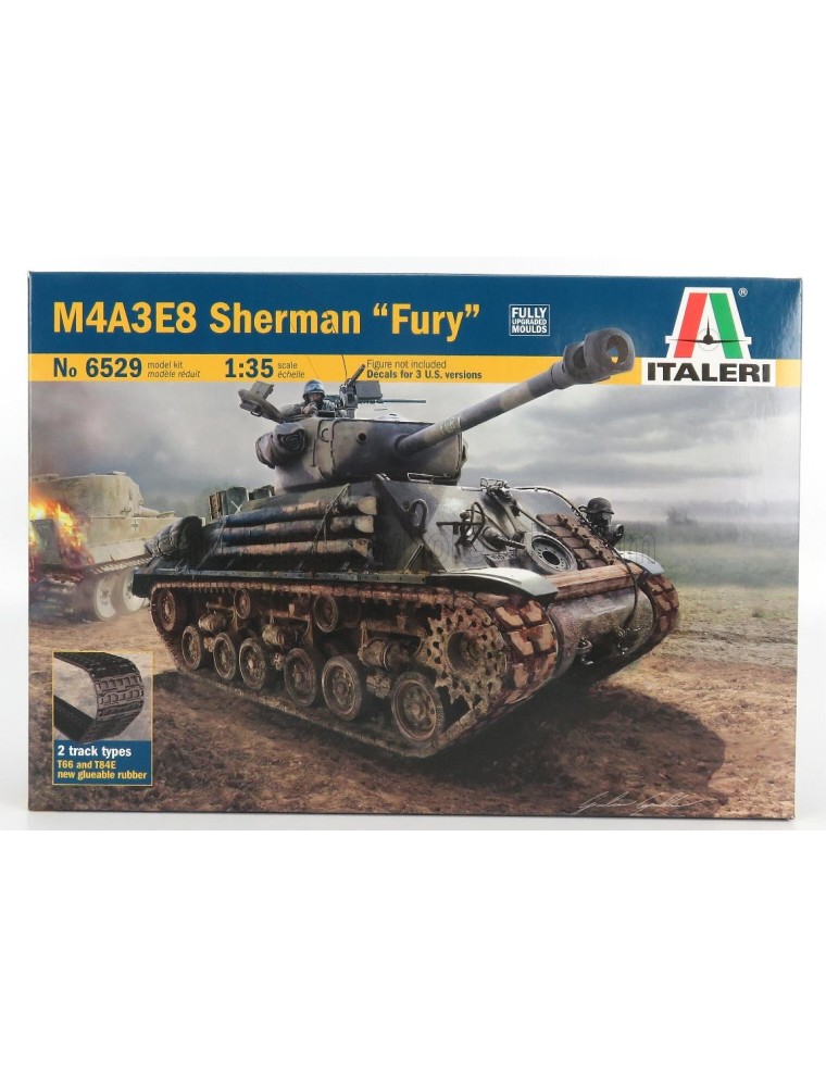 AMERICAN LOCOMOTIVE CO. - M4A3E8 SHERMAN TANK MILITARY 1944 - / - 1/35