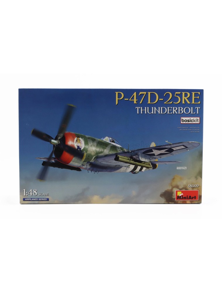 REPUBLIC AVIATION - P-47D 25RE MILITARY AIRPLANE 1942 - / - 1/48