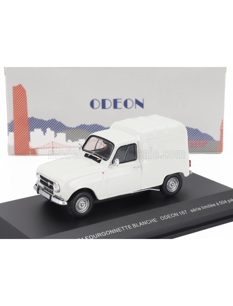 RENAULT - R4 F4 FOURGONNETTE VAN 1975 - WHITE - 1/43