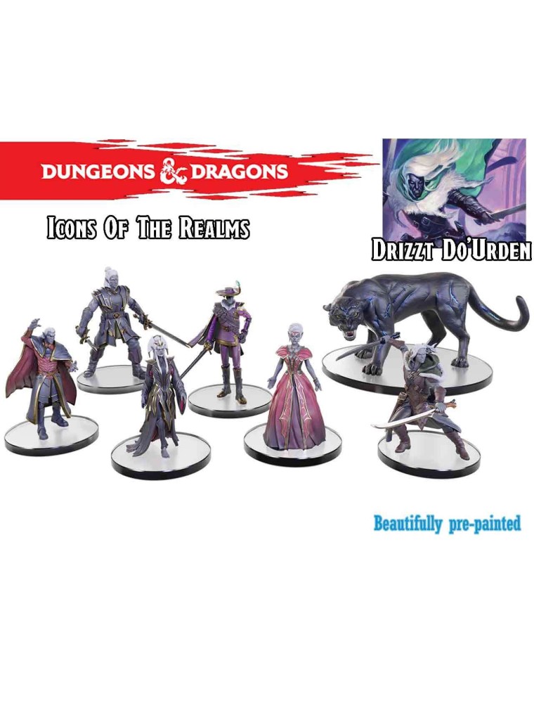  D&D Iotr Drizzt Family & Foes