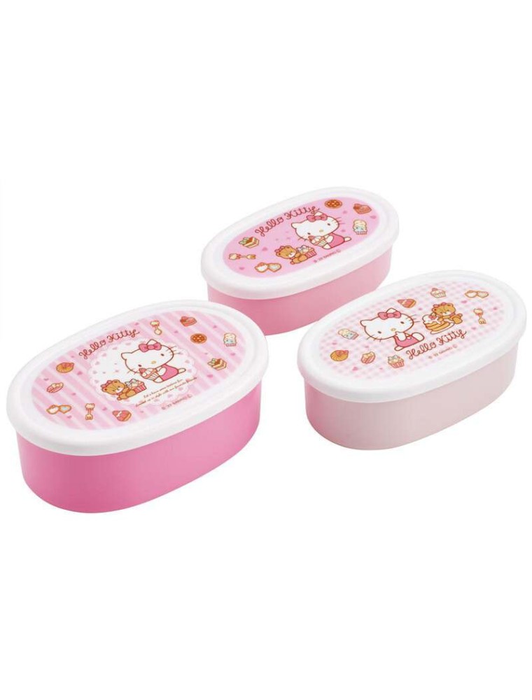 HELLO KITTY SWEETY PINK LUNCHBOX SET (3)