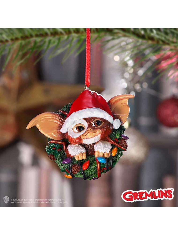 GREMLINS GIZMO IN WREATH HANGING ORNAMEN