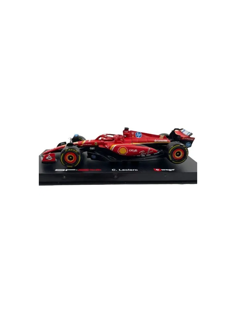 FERRARI - F1  SF-24 TEAM SCUDERIA FERRARI N 16 4th EMILIA ROMAGNA IMOLA GP 2024 CHARLES LECLERC - RED BLACK - 1/43