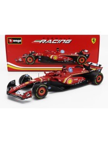 BURAGO - 1/18 - FERRARI - F1 SF-24 N 16 SEASON 2024 CHARLES LECLERC