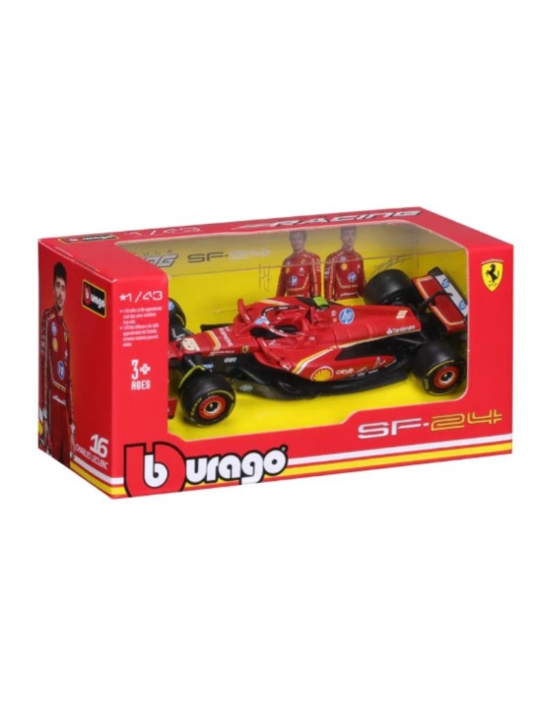 Bburago - Ferrari F1 SF24 2024 #55 Imola 1/43 Carlos Sainz senza vetrina