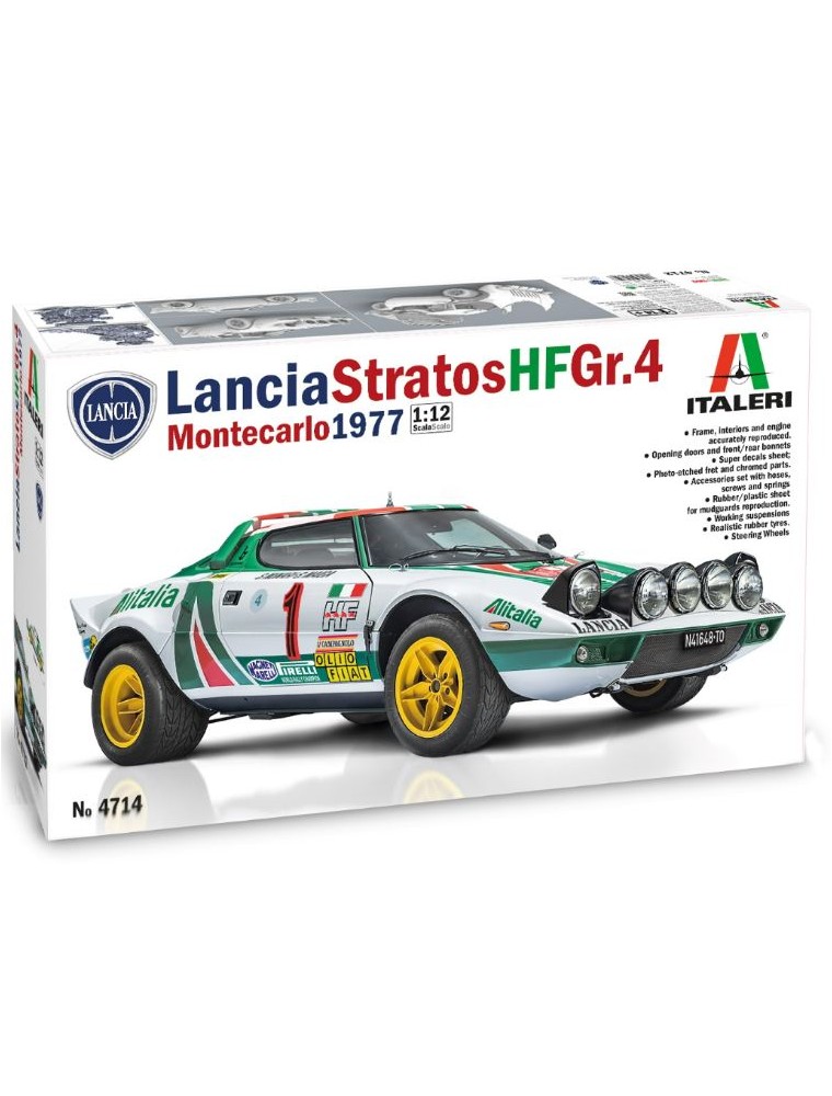 Italeri - Lancia Stratos HF Gr.4 Montecarlo 1977 1/12