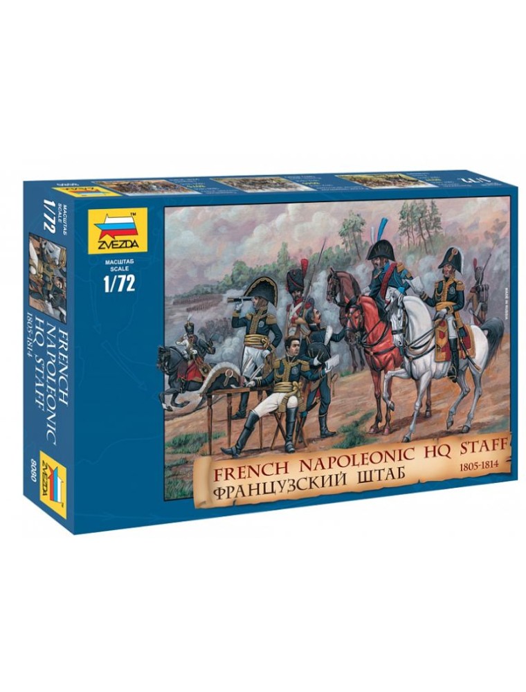 Zvezda - French Napoleonic Headquarter staff 1/72 1805-1814